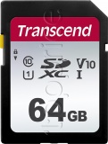 Фото Карта памяти SDXC 64GB Transcend UHS-I U1 (TS64GSDC300S)