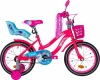 Фото товара Велосипед двухколесный Formula Flower Premium St 16" Pink/Light Blue 2021 (OPS-FRK-16-146)