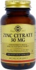 Фото товара Цинк Solgar Zinc Citrate 30 мг 100 капсул (SOL03670)
