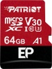 Фото товара Карта памяти micro SDXC 64GB Patriot UHS-I U3 EP (PEF64GEP31MCX)