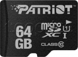 Фото Карта памяти micro SDXC 64GB Patriot UHS-I LX Series (PSF64GMDC10)