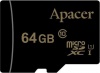 Фото товара Карта памяти micro SDXC 64GB Apacer UHS-I (AP64GMCSX10U1-RA)