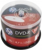 Фото товара DVD-R HP 4.7Gb 16x IJ Print (50 Pack Spindle) (69317/DME00025WIP-3)