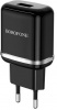 Фото товара Сетевое З/У Borofone BA36A High Speed QC3.0 Black + кабель micro-USB (BA36AMB)