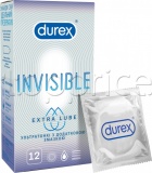 Фото Презервативы Durex Invisible Extra Lube 12 шт. (5052197057089)