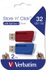 Фото товара USB флеш накопитель 32GB Verbatim Store'n'Click (49308) 2 шт.