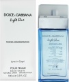 Фото Туалетная вода женская Dolce & Gabbana Light Blue Is Love Pour Femme EDT Tester 100 ml