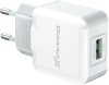 Фото товара Сетевое З/У USB Grand-X 2.1A White (CH-03W)
