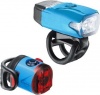Фото товара Комплект фонарей Lezyne LED KVT Drive/Femto USB Pair 220/5 Lm Blue (4712806 003555)