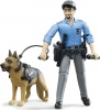 Фото товара Фигурка Bruder Полицейский с собакой (62150)
