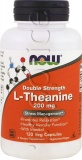 Фото L-Теанин Now Foods Double Strength 200 мг 120 капсул (NF0148)