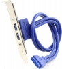 Фото товара Планка USB3.2 Gen1, 2 порта ATcom на заднюю панель (15259)