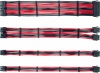 Фото товара Набор кабелей для БП QUBE 1x24P MB/2x4+4P CPU/2x6+2P VGA Black/Red (QBWSET24P2x8P2x8PBR)