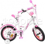 Фото Велосипед двухколесный Profi 14" Butterfly White/Pink (Y1425)
