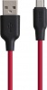 Фото товара Кабель USB -> micro-USB Hoco X21 Plus Silicone 2 м Black/Red (96931474713841)
