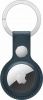 Фото товара Чехол для Apple AirTag Leather Key Ring Baltic Blue (MHJ23ZM/A)