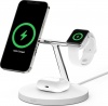 Фото товара Беспроводное З/У Belkin 3in1 MagSafe iPhone Wireless Charger White (WIZ009VFWH)