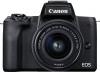 Фото товара Цифровая фотокамера Canon EOS M50 Mk2 + 15-45 IS STM VLogger Kit Black (4728C050)
