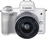 Фото Цифровая фотокамера Canon EOS M50 Mk2 + 15-45 IS STM Kit White (4729C028)