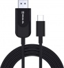 Фото товара Кабель USB2.0 AM -> USB Type C REAL-EL Premium 1 м Leather (EL123500049)