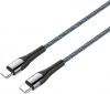 Фото товара Кабель USB Type C -> Type C ColorWay PD Fast Charging 2 м Grey (CW-CBPDCC039-GR)