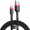 Фото товара Кабель USB2.0 AM -> USB Type C Baseus Cafule 0.5 м Red/Black (CATKLF-A91)