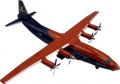 Фото Модель Kum Военно-транспортный самолет Ан-12 КАВОК оранжевая ливрея (KUM-12-02)