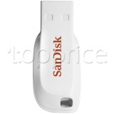 Фото USB флеш накопитель 16GB SanDisk Cruzer Blade White (SDCZ50C-016G-B35W)