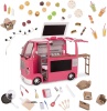 Фото товара Машинка для кукол Our Generation Продуктовый фургон розовый (BD37969Z)