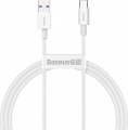Фото Кабель USB AM -> USB Type C Baseus Superior Fast Charging 66W 1 м White (CATYS-02)