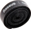 Фото товара Лента-липучка Baseus Colourful Circle Velcro Strap 1 м Black (ACMGT-E01)