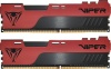 Фото товара Модуль памяти Patriot DDR4 32GB 2x16GB 3600MHz Viper Elite II Red (PVE2432G360C0K)