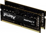 Фото Модуль памяти SO-DIMM Kingston Fury DDR4 64GB 2x32GB 2666MHz Impact (KF426S16IBK2/64)