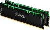 Фото товара Модуль памяти Kingston Fury DDR4 16GB 2x8GB 3600MHz Renegade RGB (KF436C16RBAK2/16)