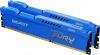 Фото товара Модуль памяти Kingston Fury DDR3 8GB 2x4GB 1600MHz Beast Blue (KF316C10BK2/8)