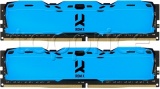 Фото Модуль памяти GoodRam DDR4 16GB 2x8GB 3000MHz IRDM X Blue (IR-XB3000D464L16S/16GDC)