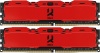 Фото товара Модуль памяти GoodRam DDR4 8GB 2x4GB 3000MHz IRDM X Red (IR-XR3000D464L16S/8GDC)