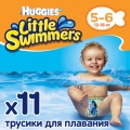 Фото Подгузники-трусики для плавания Huggies Little Swimmer 5-6 11 шт. (5029053538426)