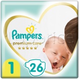 Фото Подгузники детские Pampers Premium Care NewBorn 1 26 шт.