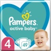 Фото товара Подгузники детские Pampers Active Baby Maxi 4 49 шт.