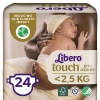 Фото товара Подгузники детские Libero Touch Pre-Mature 24 шт. (7322541069999)
