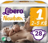 Фото Подгузники детские Libero Newborn 1 28 шт. (7322540687736)