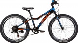 Фото Велосипед Formula ACID 1.0 Vbr Black/Orange/Blue 24" рама - 12" 2021 (OPS-FR-24-288)