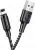 Фото товара Кабель USB -> Lightning Borofone BX41 Amiable Magnetic 1 м Black (BX41LB)
