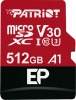 Фото товара Карта памяти micro SDXC 512GB Patriot UHS-I U3 EP (PEF512GEP31MCX)