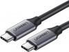 Фото товара Кабель USB Type-C -> USB Type-C UGREEN US161 3A 1.5 м Gray (50751)