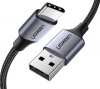 Фото товара Кабель USB2.0 AM -> USB Type C UGREEN US288 Aluminum Braid 1.5 м Black (60127)