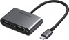 Фото товара Адаптер USB Type C -> HDMI/VGA UGREEN CM162 Silver (50505)
