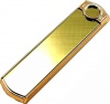 Фото товара Зажигалка Arjuna USB золото 8,5х2х1 см (32759)