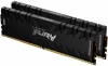 Фото товара Модуль памяти Kingston Fury DDR4 64GB 2x32GB 3200MHz Renegade Black (KF432C16RBK2/64)